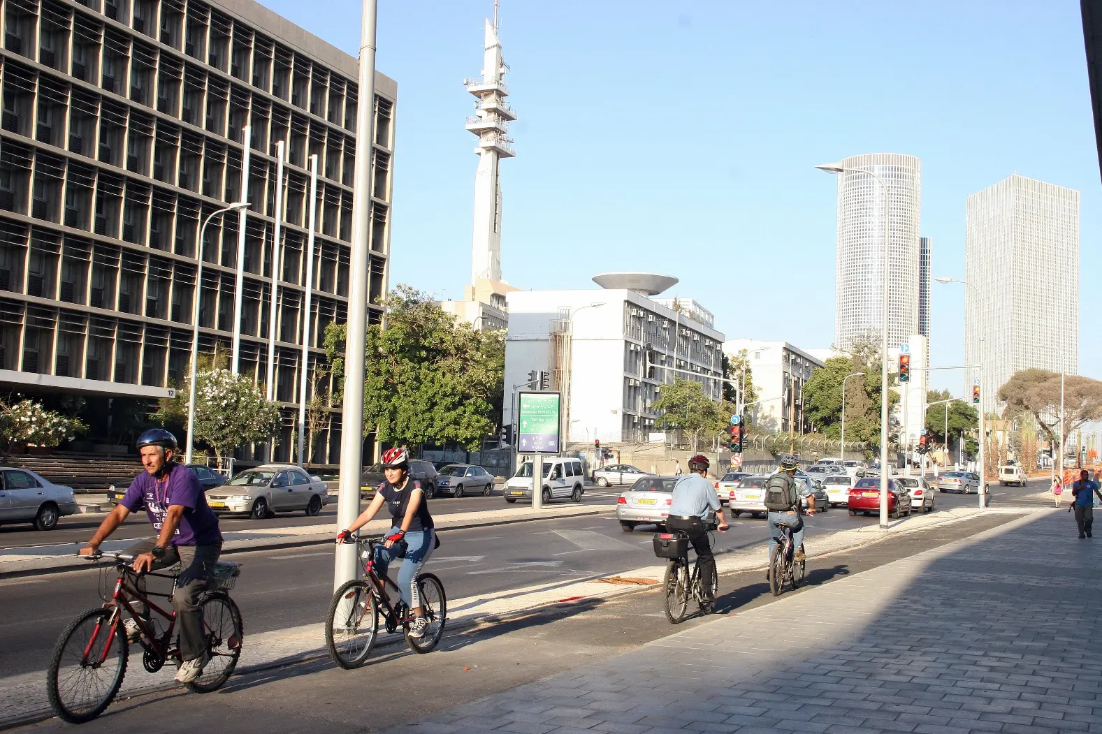 שבילי אופניים, עיריית תל אביב