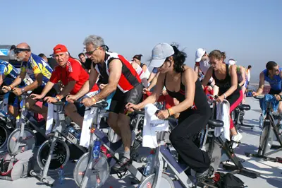 מאירוע ספינינג בעזריאלי