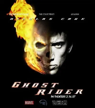 ניקולס קייג' ב-Ghost Rider