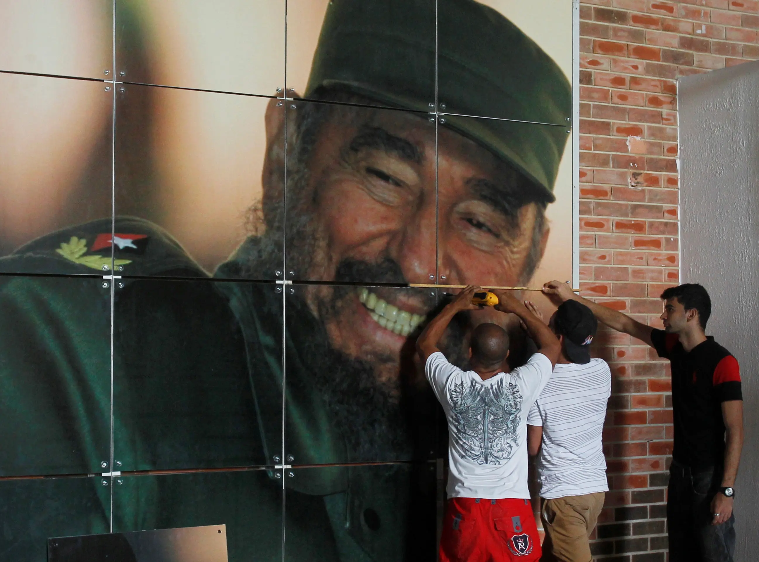 תמונתו של קסטרו בהוואנה