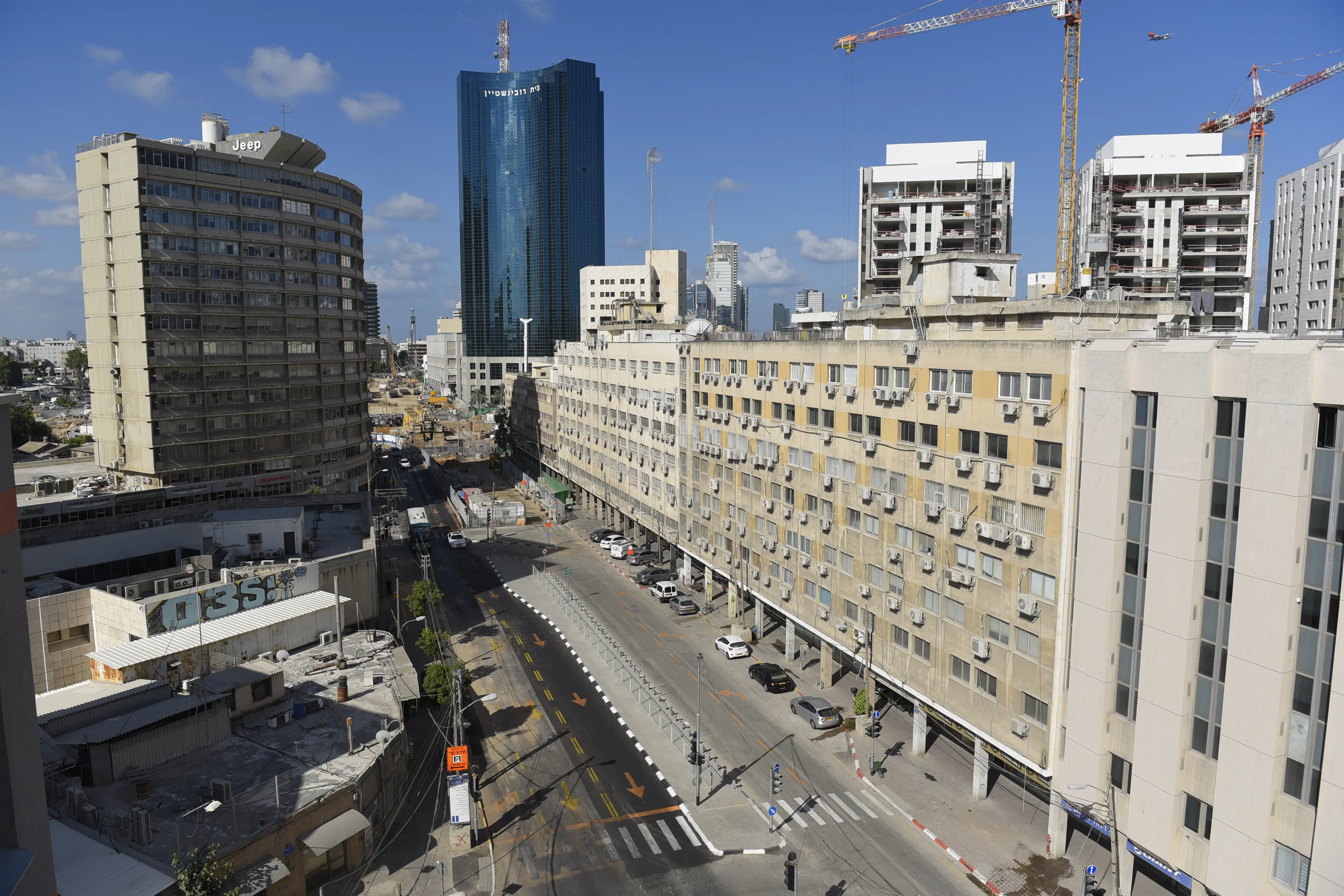 דוחות משטרה צומת מעריב הרכבת הקלה