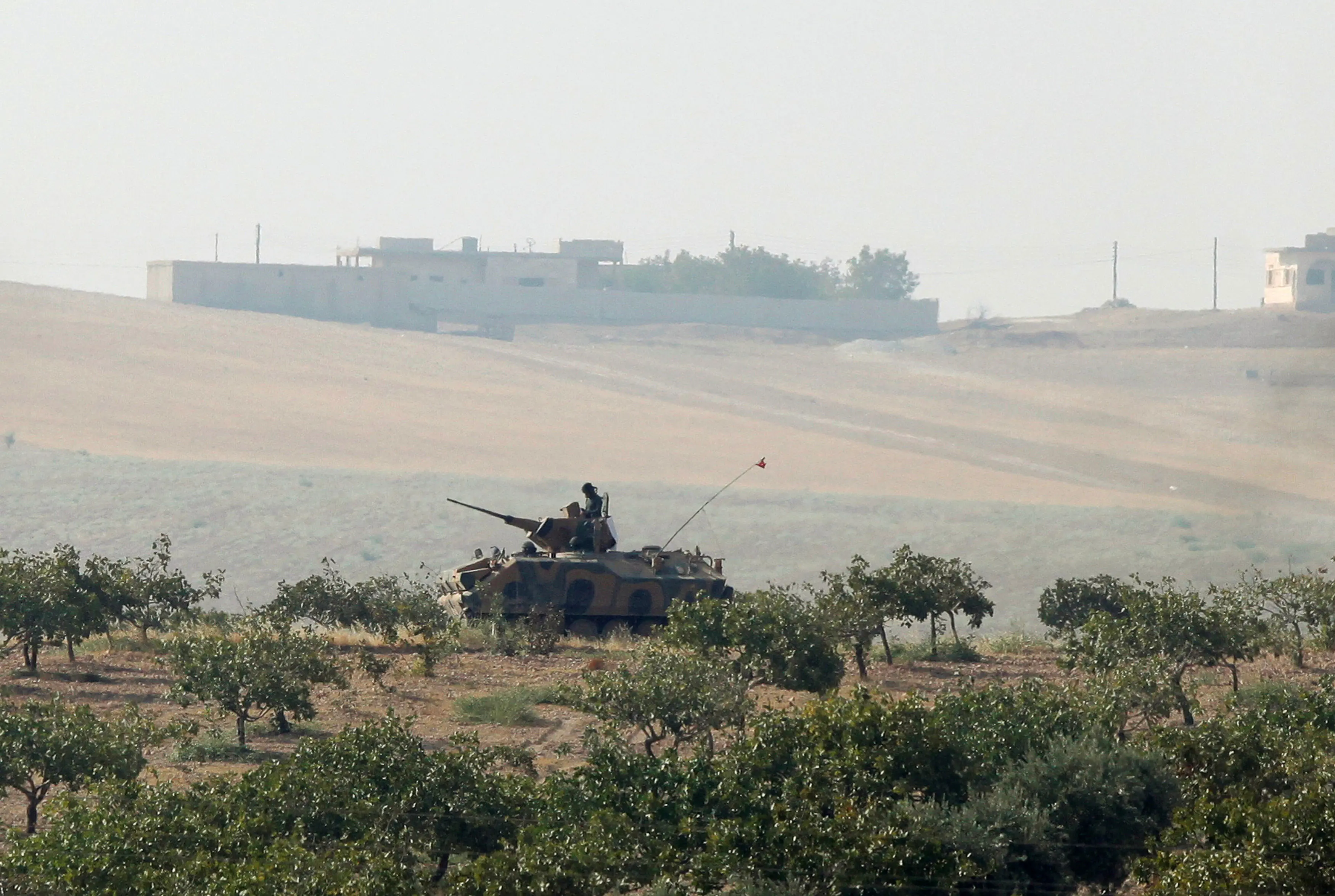 טנק טורקי בגבול סוריה, השבוע