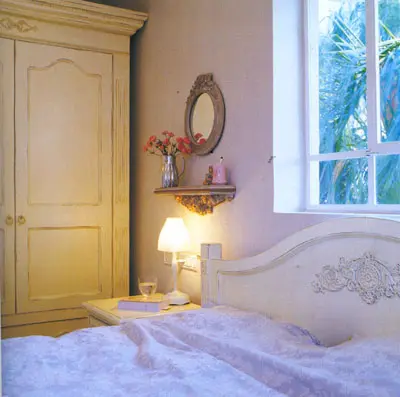 חדר השינה. מראה צרפתי, רומנטי ומפנק