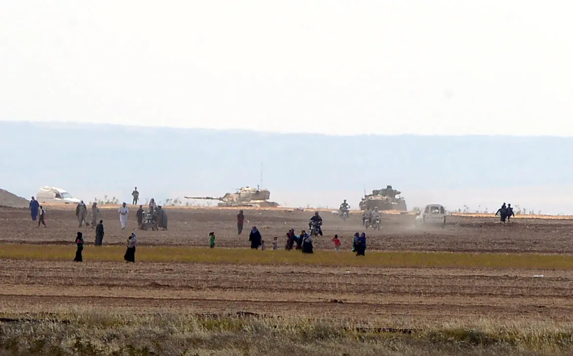 טנקים טורקיים נכנסים לסוריה, היום
