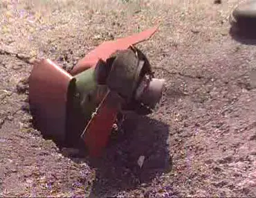 קסאם שנחת בשדרות