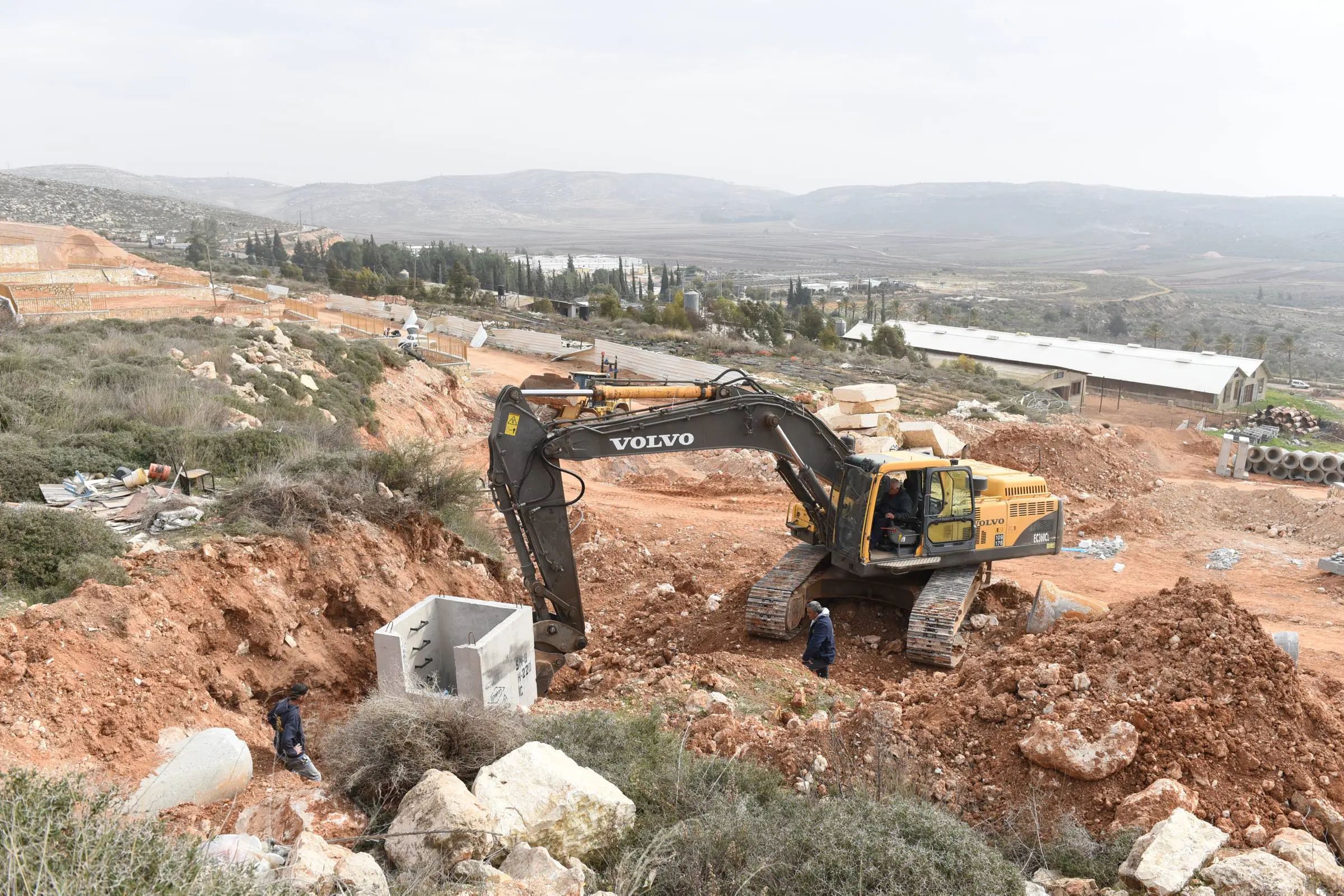 עבודות בנייה בשילה, בחודש שעבר