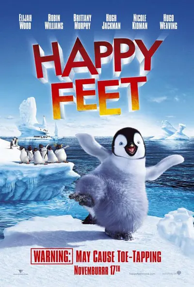 Happy Feet. במקום הראשון