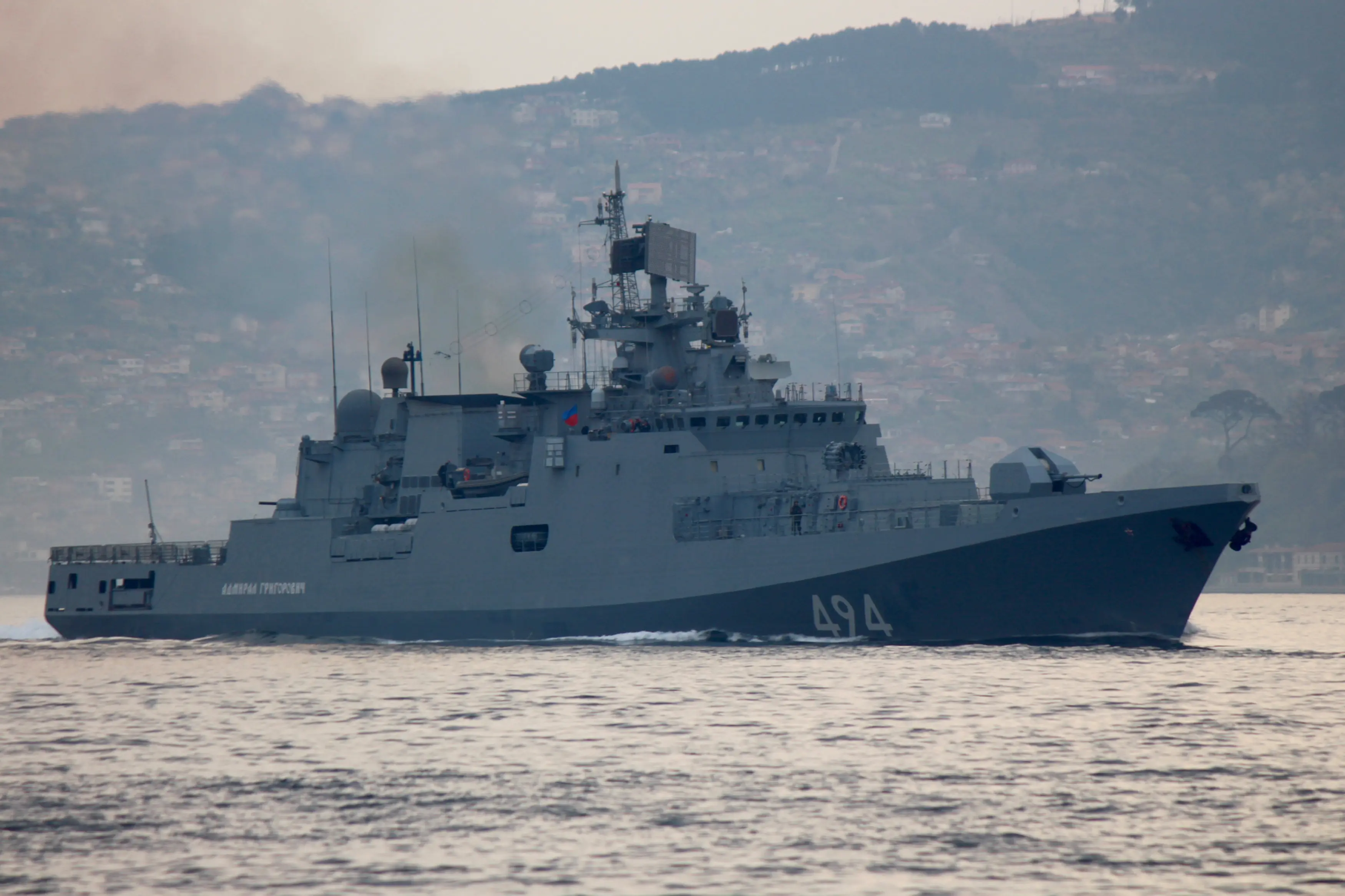 ספינת הקרב הרוסית בים התיכון