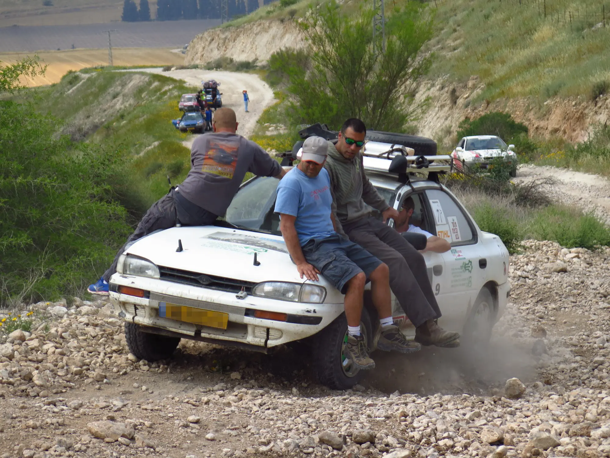 מסע גרוטאות בשטח, ישראל אפריל 2017