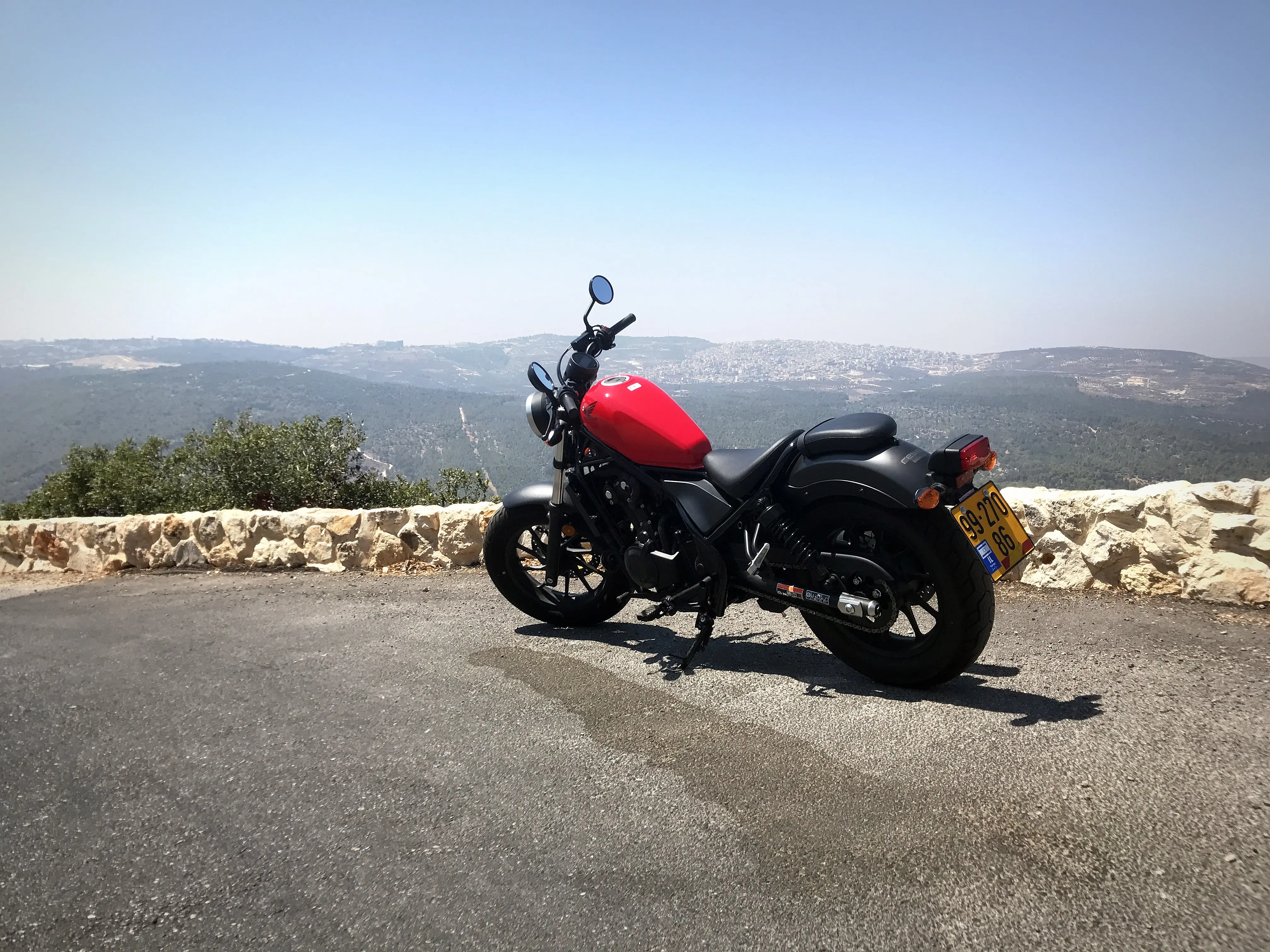 הונדה REBEL 500 - מבחן דרכים