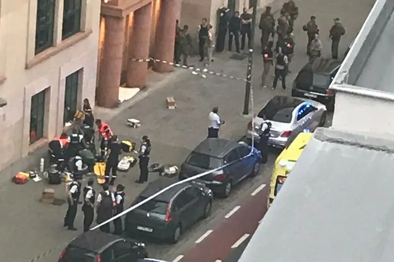 זירת הפיגוע בבריסל, אמש