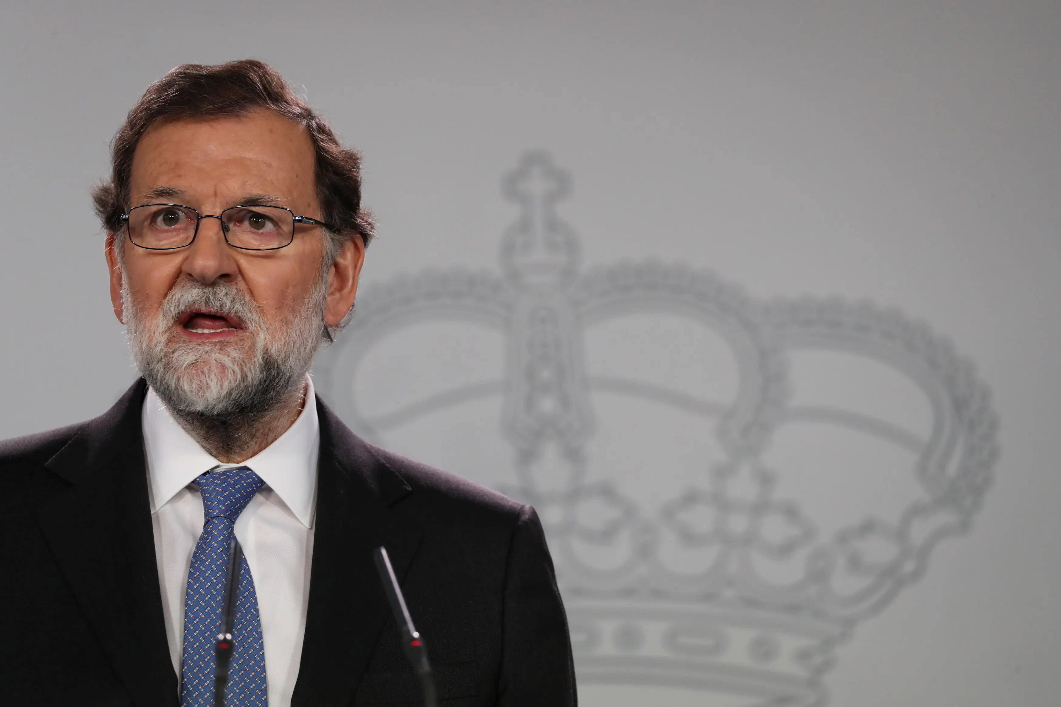 ראש ממשלת ספרד מריאנו ראחוי, אתמול