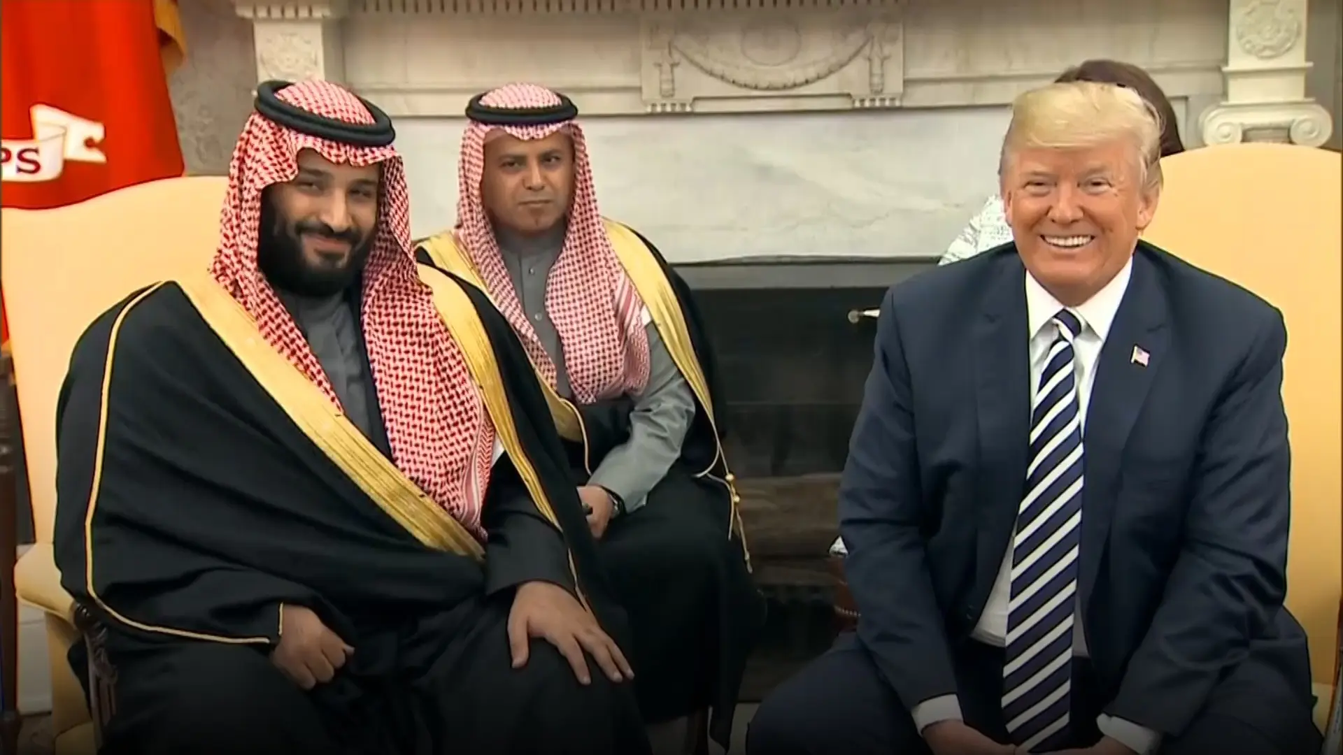 יורש העצר הסעודי בפגישתו עם נשיא ארה"ב: "מחויבים להיפטר מאיומים העומדים בפנינו"