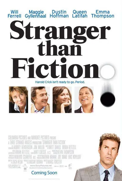 stranger than fiction סרט עם וויל פארל ואמה תומפסון