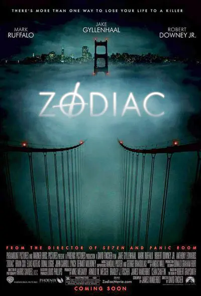 zodiac - סרט מתח על רוצח סדרתי