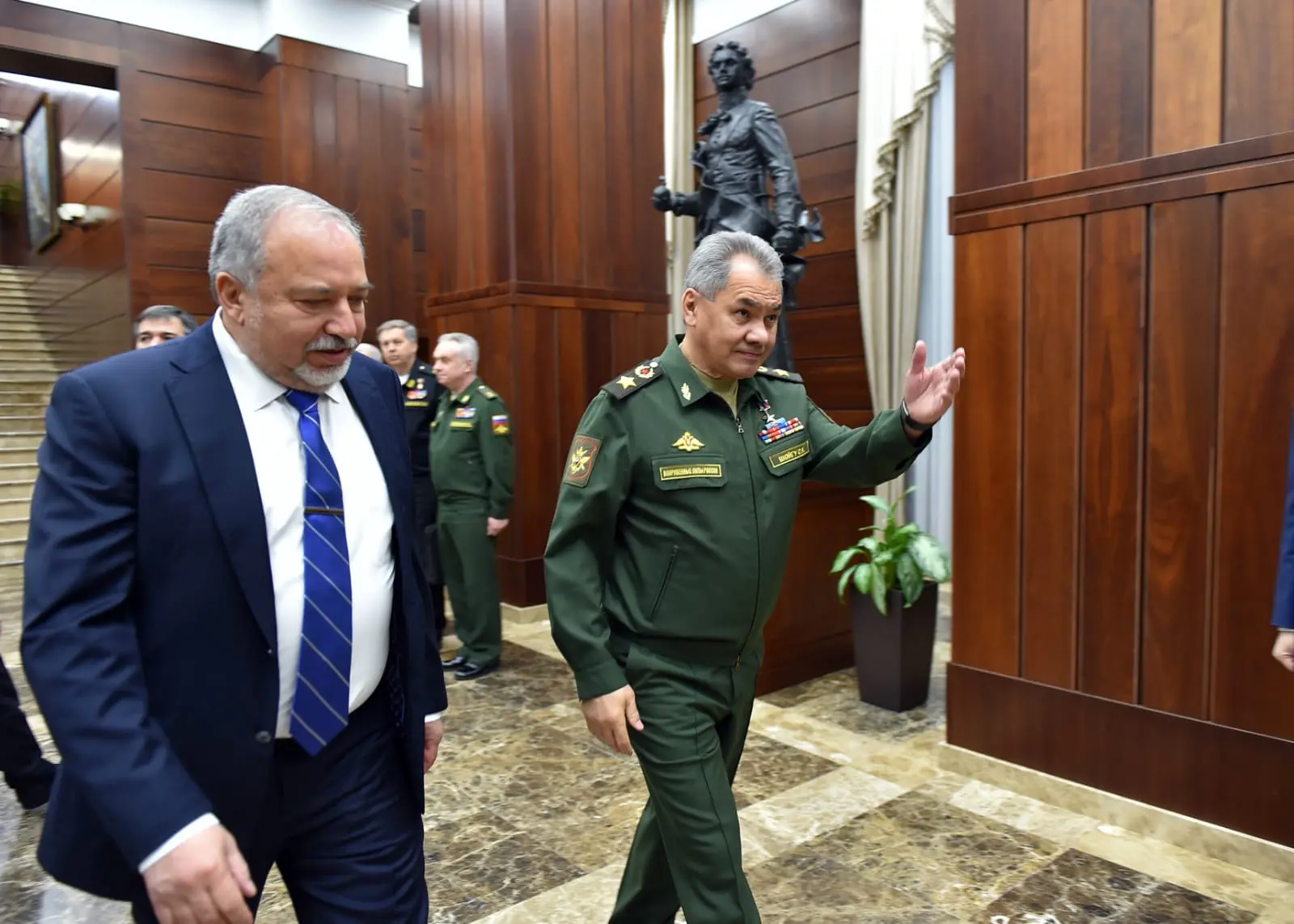 פגישתם במוסקבה של שר הביטחון אביגדור ליברמן ושר ההגנה של רוסיה סרגיי שויגו, 31 במאי 2018