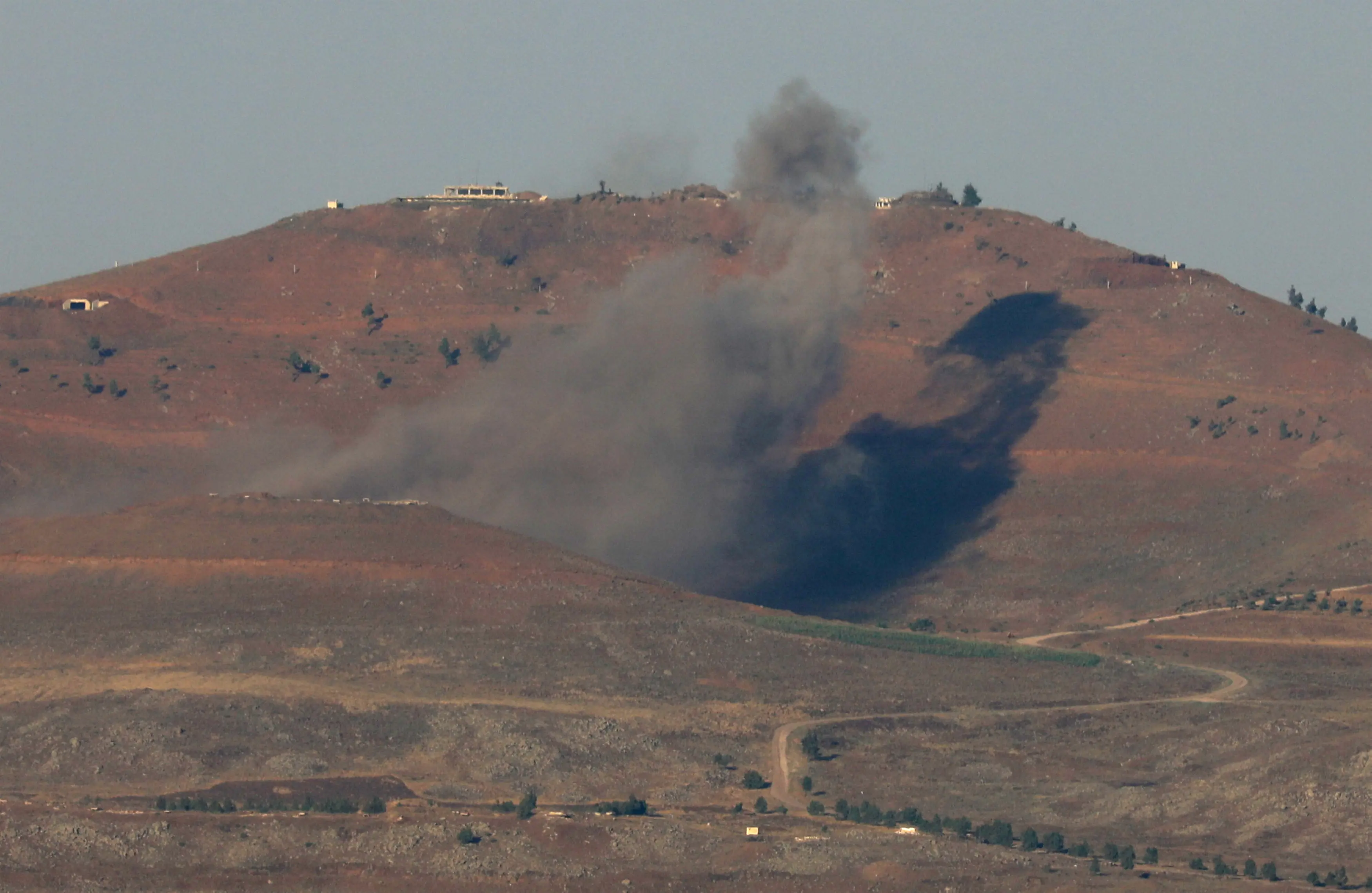 עשן מהקרבות בקוניטרה, השבוע