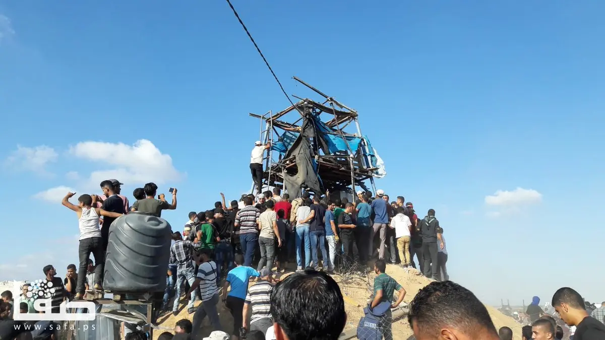 עמדת חמאס שלפי הדיווחים נפגעה בתקיפת צה"ל