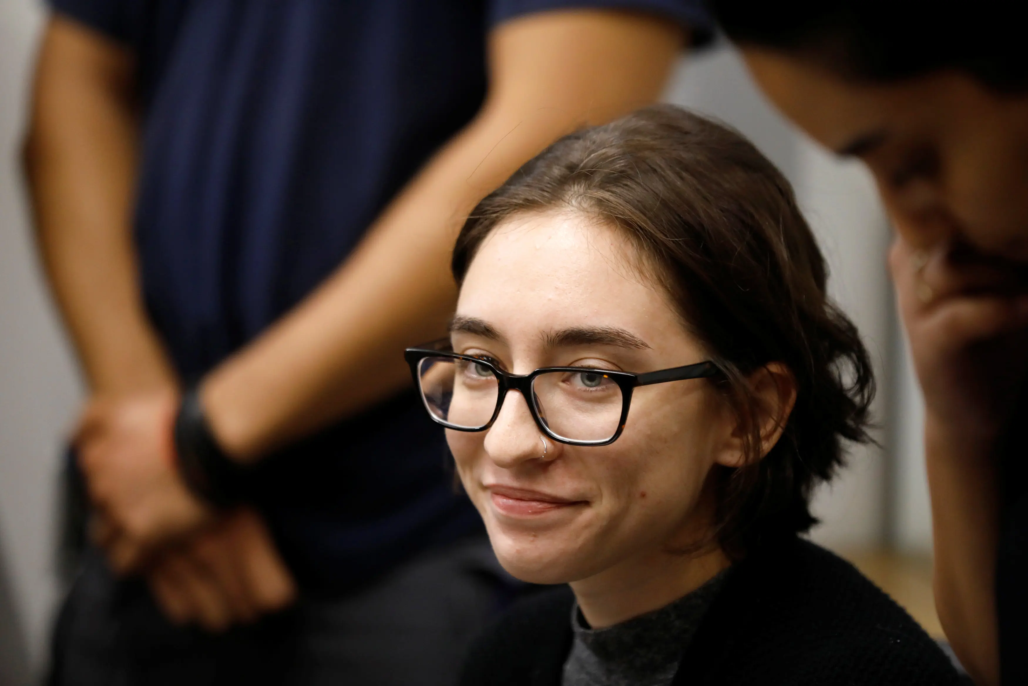 לארה אל קאסם סטודנטית אמריקנית שנאסרה כניסתה לישראל