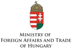 ניתן ליצור קשר עם שגרירות הונגריה לקבלת סיוע. סמל משרד החוץ והמסחר של הונגריה