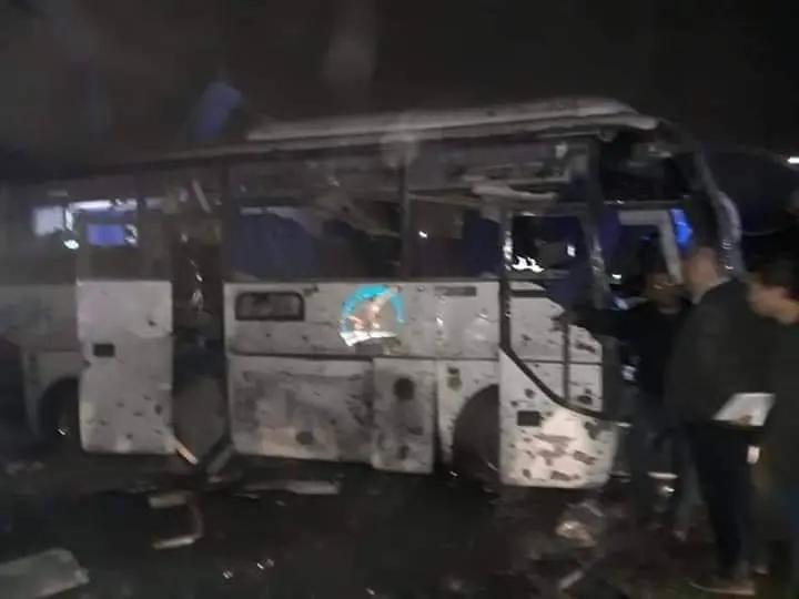 האוטובוס בו אירע הפיצוץ