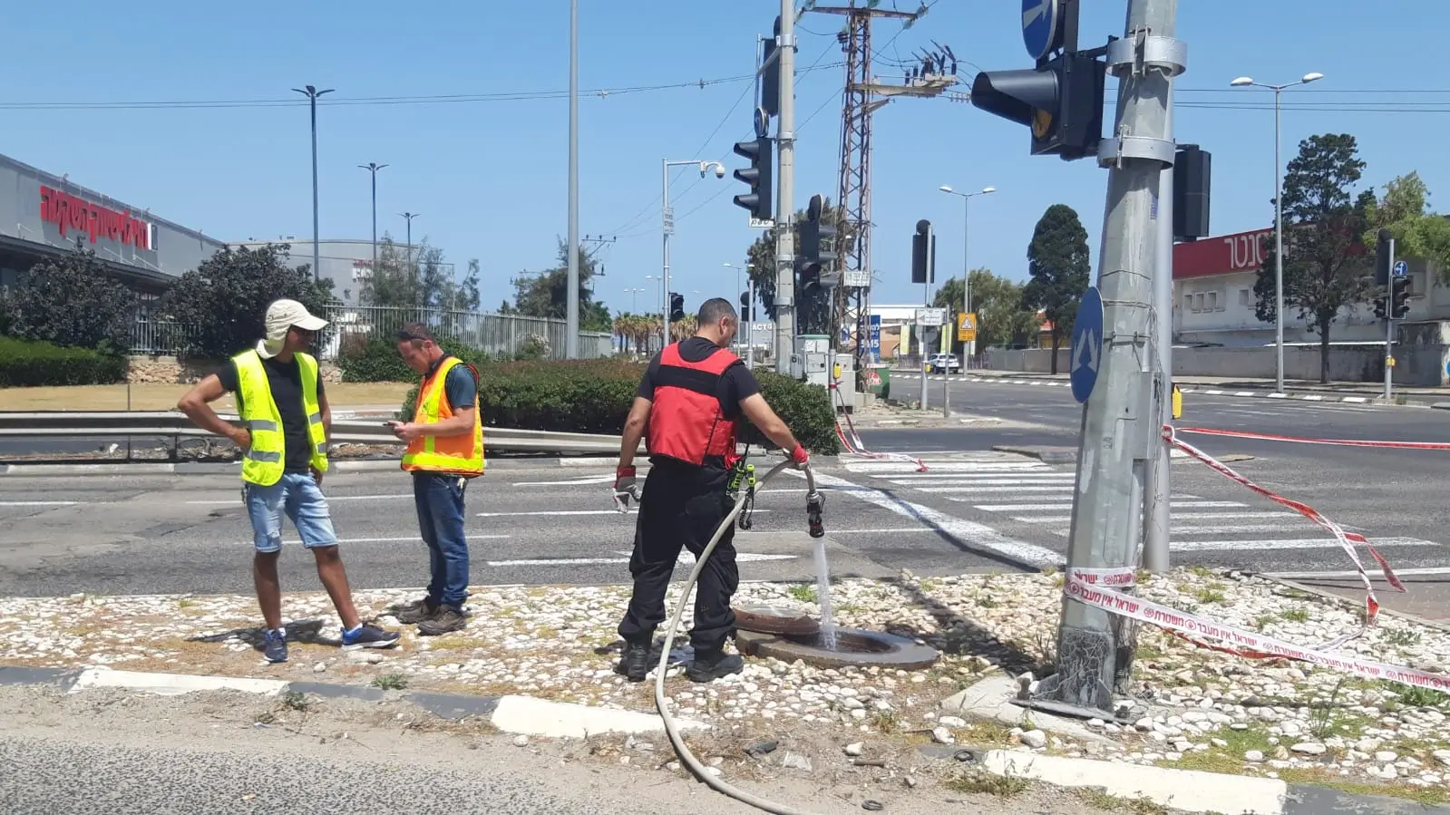 אזור דליפת הגז בחיפה 18 במאי 2019