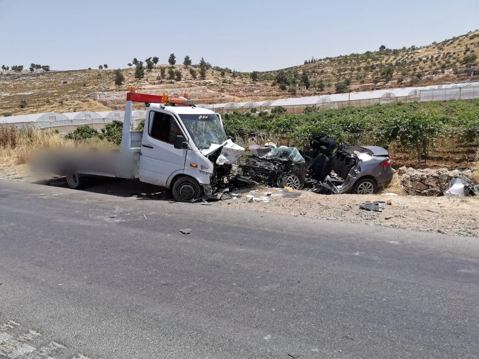 זירת התאונה