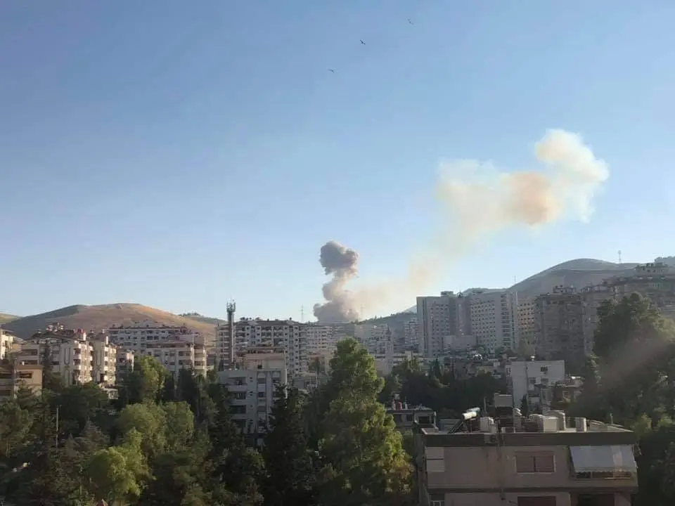 פיצוצים ברחבי דמשק, סוריה, 16 יוני 2019