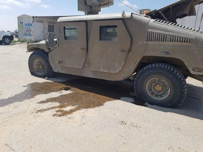 האמר צבאי שנפגע מרחפן בעזה, 7 בספטמבר 2019