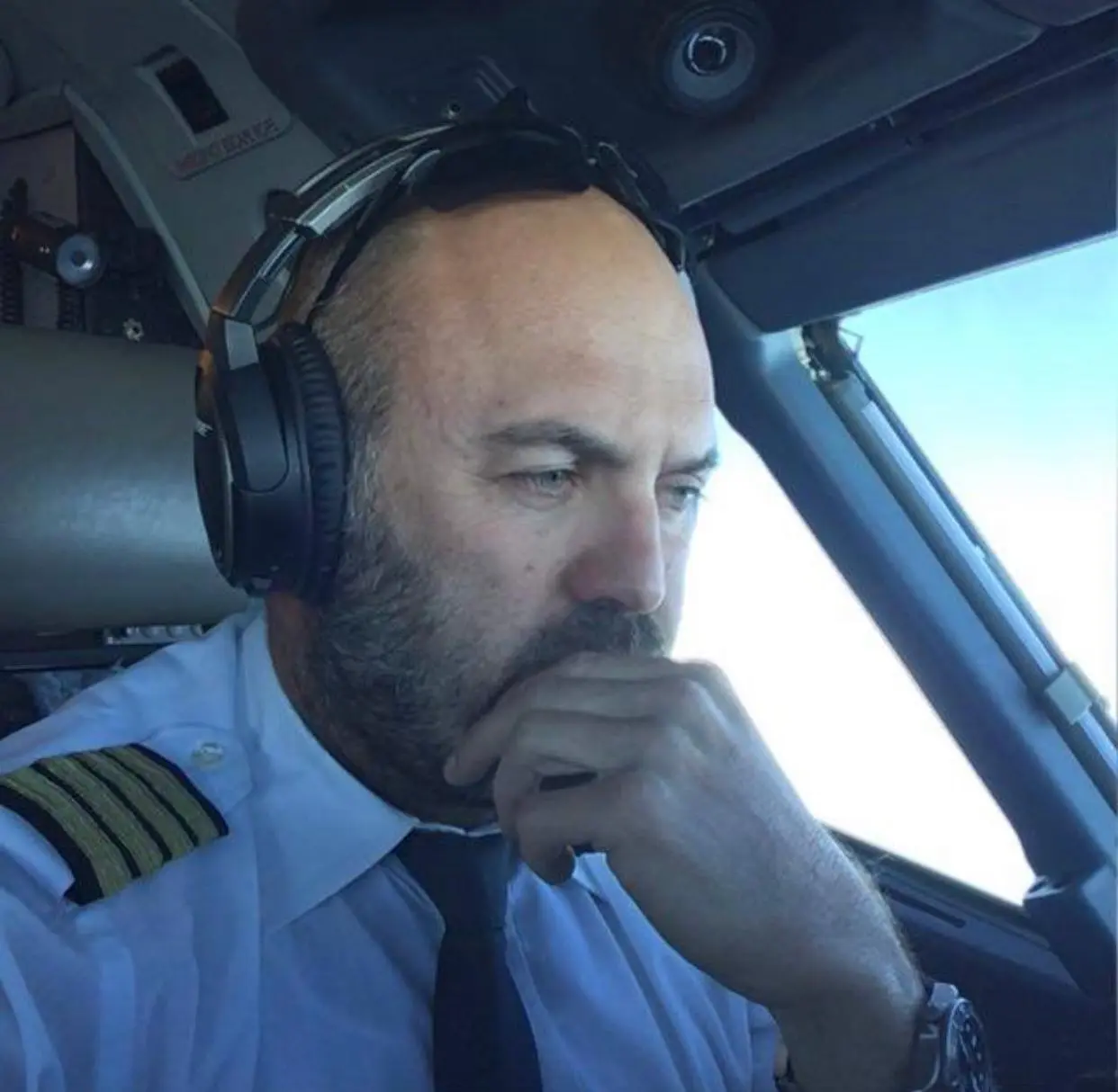 קברניט מידן בר, יו״ר איגוד הטייסים הישראלי. 13 במאי 2020