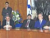 השר זאבי בממשלת האחדות הלאומית, 2001