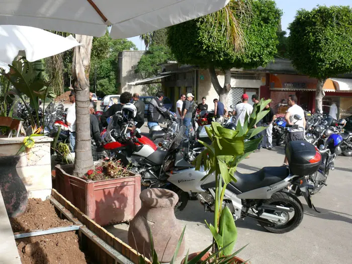 מפגש מועדון האופנועים השבועי
