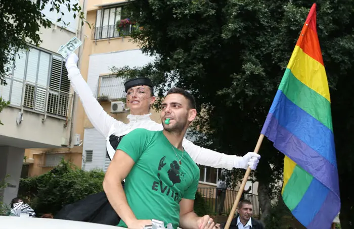 מצעד הגאווה בתל אביב לפני שבוע וחצי