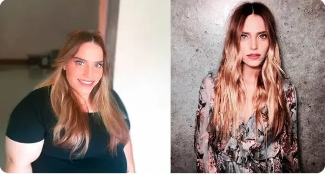 תמונת ה"לפני ואחרי". מימין: רותם סלע, משמאל: רותם אחרי עריכה.