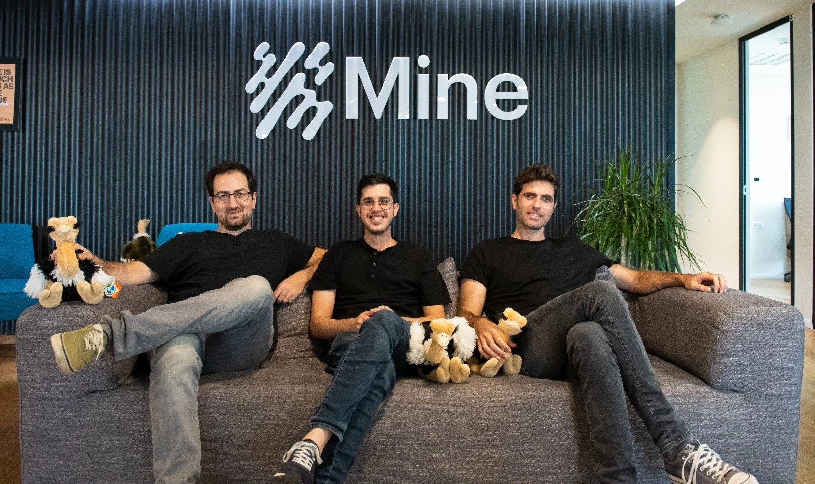 מייסדי MINE מימין לשמאל: קובי ניסן, גל רינגל וגל גולן.
