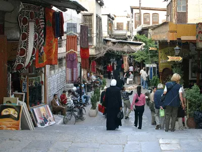דמשק. הבמאי התגורר בעיר במשך שנים ארוכות