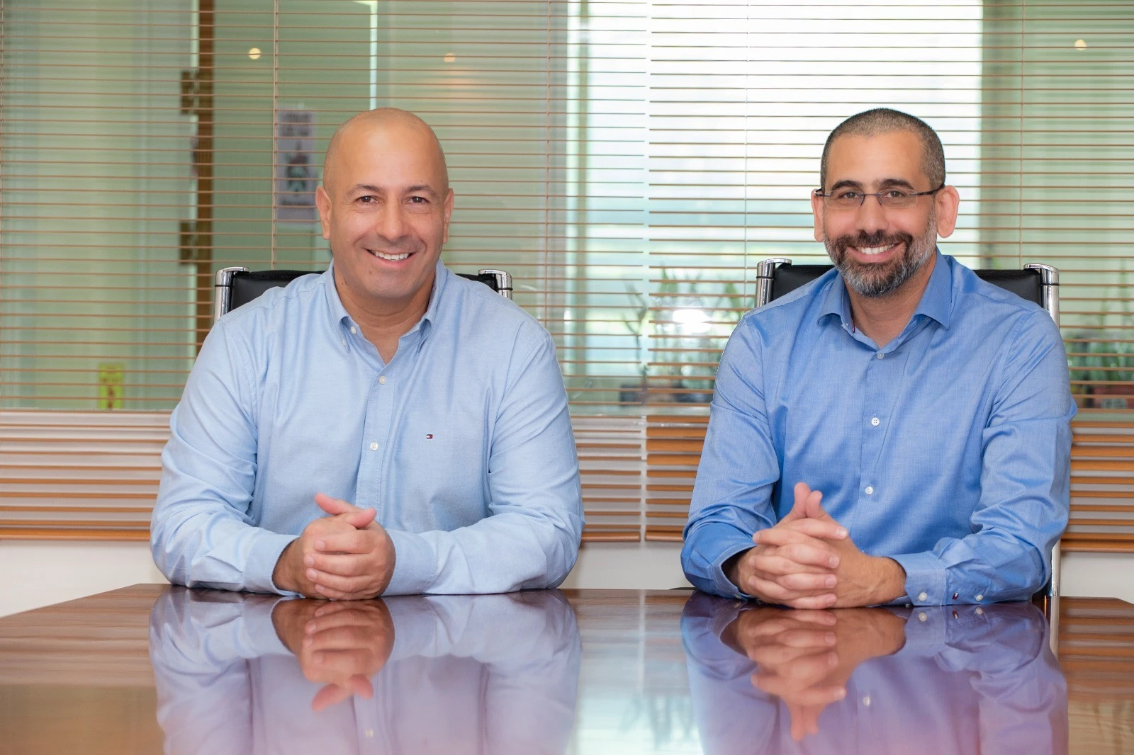 שי גלאי ומשה הורוביץ, מנכ"לים משותפים ביזמקו.