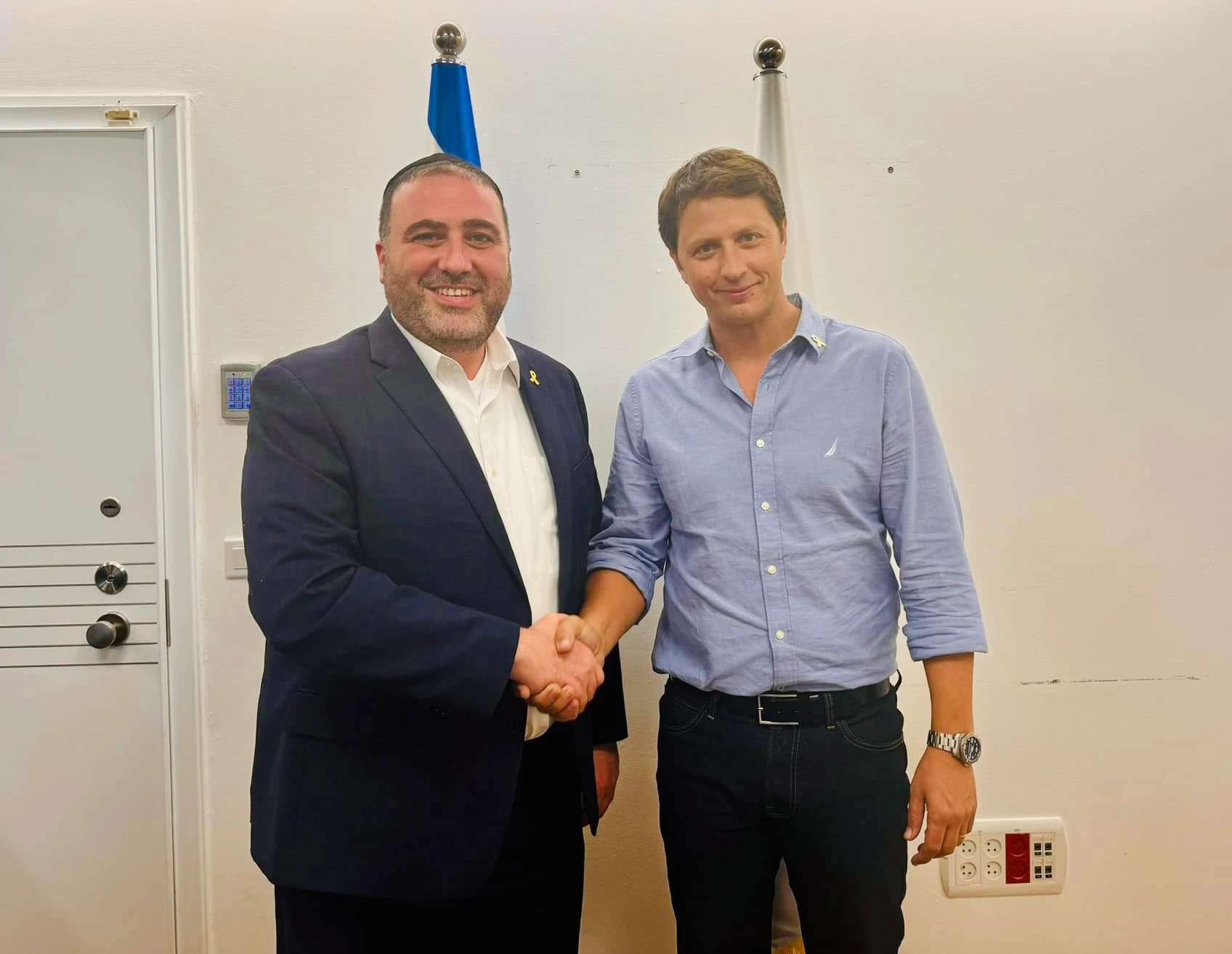 ארזי בפגישתו עם שר הפנים ארבל