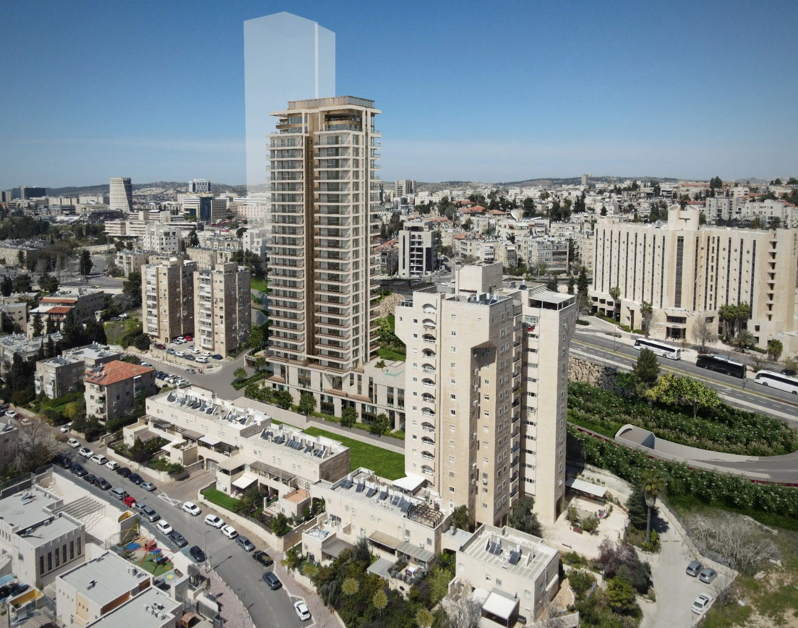 הדמיה: מתחם חזון ציון