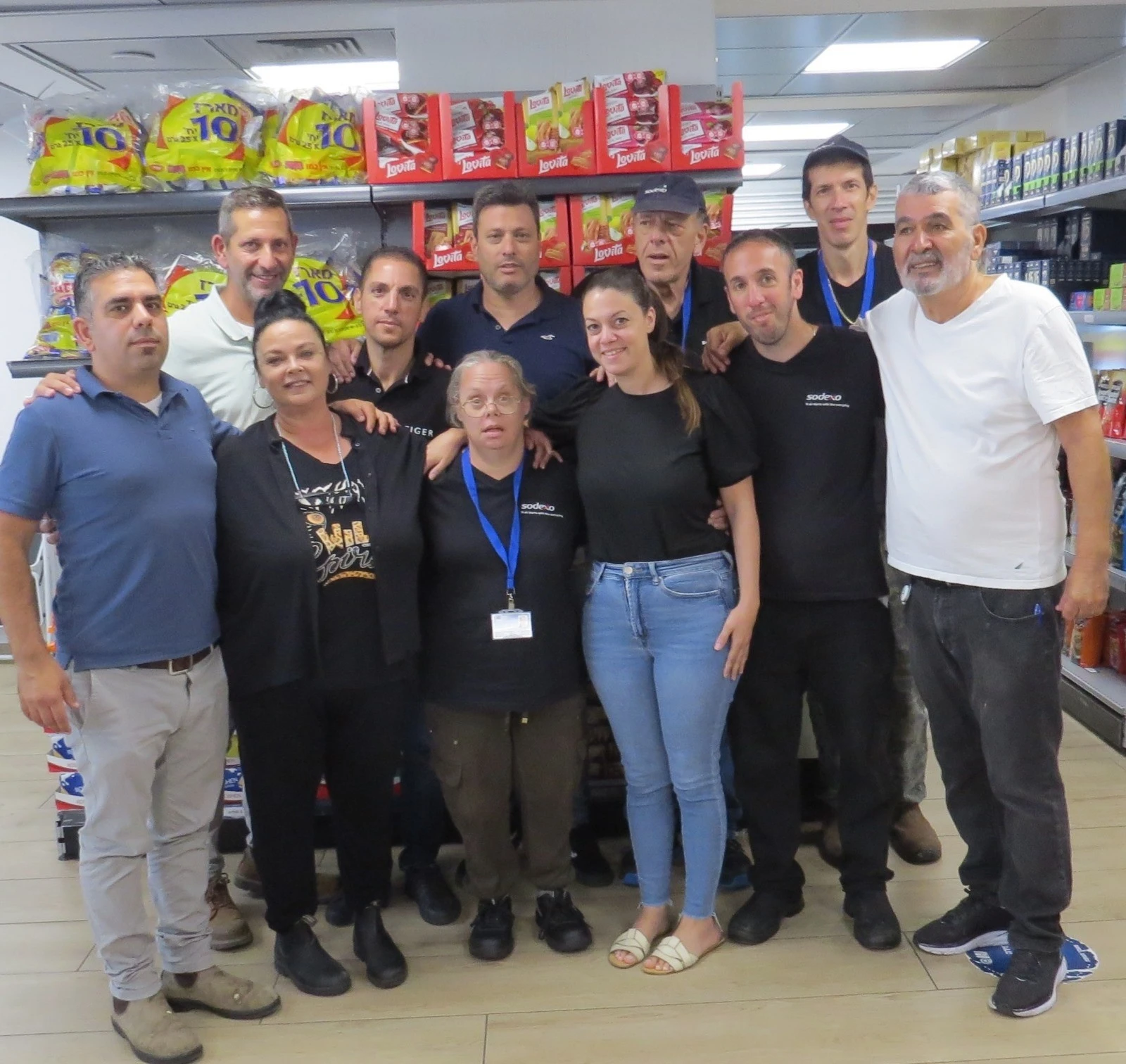 עובדי סודקסו חוגגים את יום המודעות לבעלי צרכים מיוחדים.