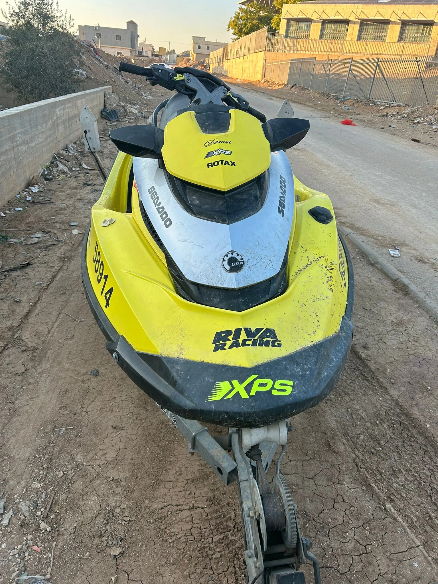 אופנוע הים שנגנב מעומר ללקייה