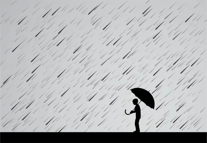 טיפות הגשם שיורדות על ראשינו מלאות בחוכמה עמוקה ואקסטטית לגבי חיינו