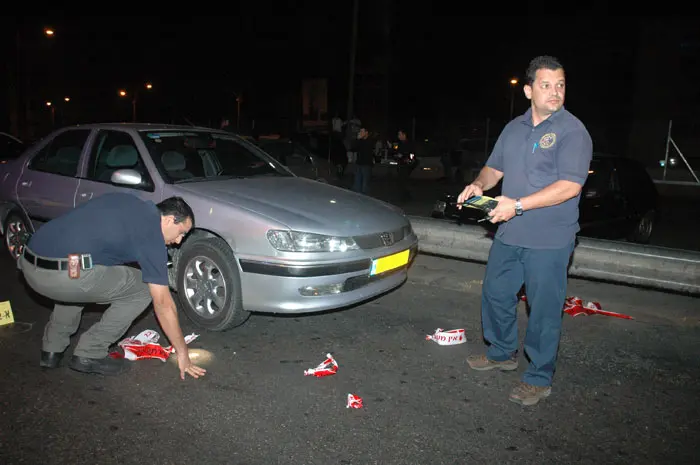 זירת הרצח. במקום היתה קטטה גדולה לפני שלושה ימים