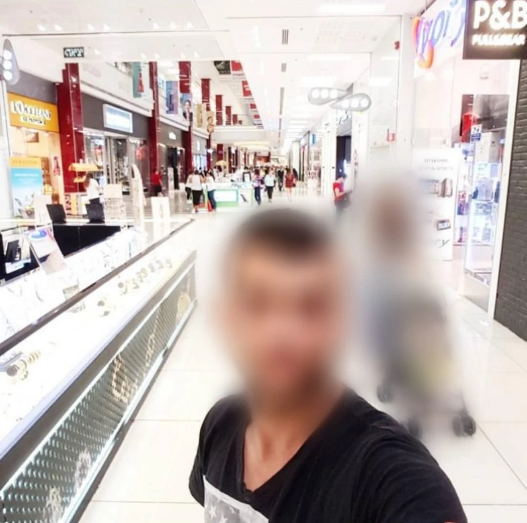 מוחמד בתמונה שהעלה לאינסטגרם מהגרנד קניון בבאר שבע, בתקופה שבה טען שלא יצא מביתו
