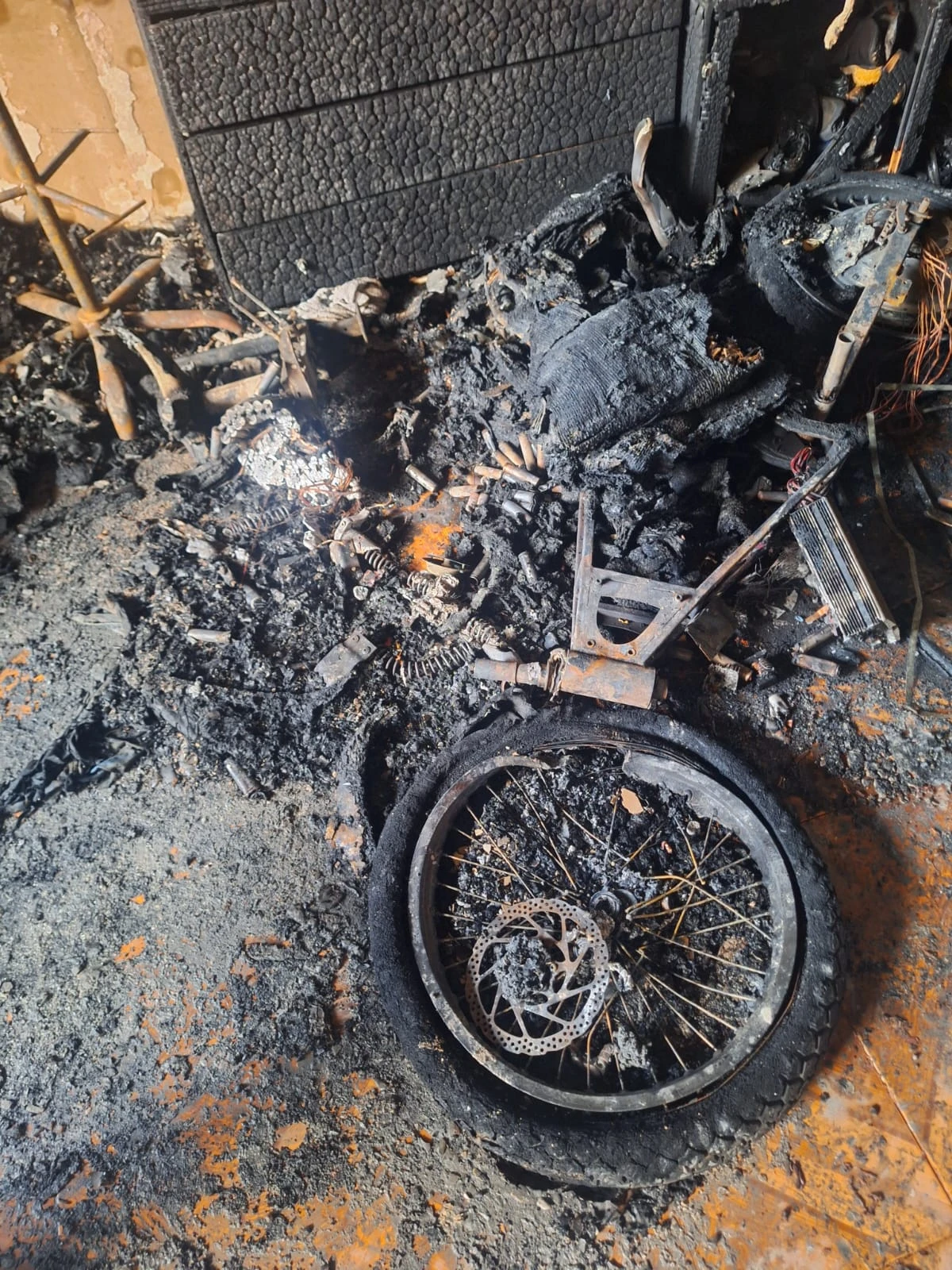 האופניים החשמליים שגרמו לשריפה בבאר שבע