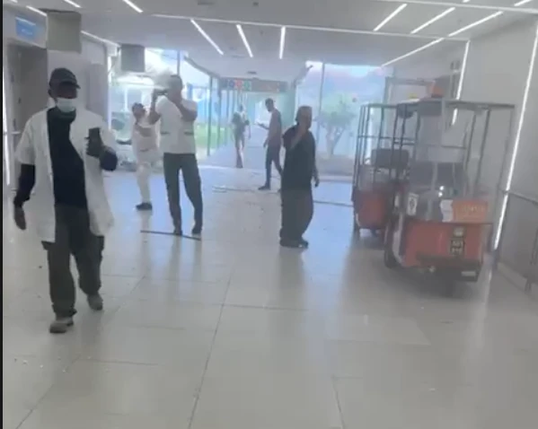 פגיעה ישירה בבית החולים סורוקה בבאר שבע