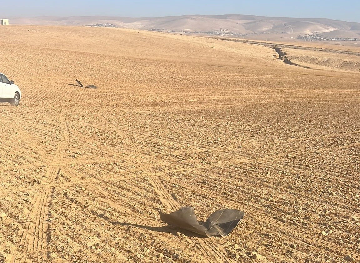 שברי יירוט ליד תל ערד