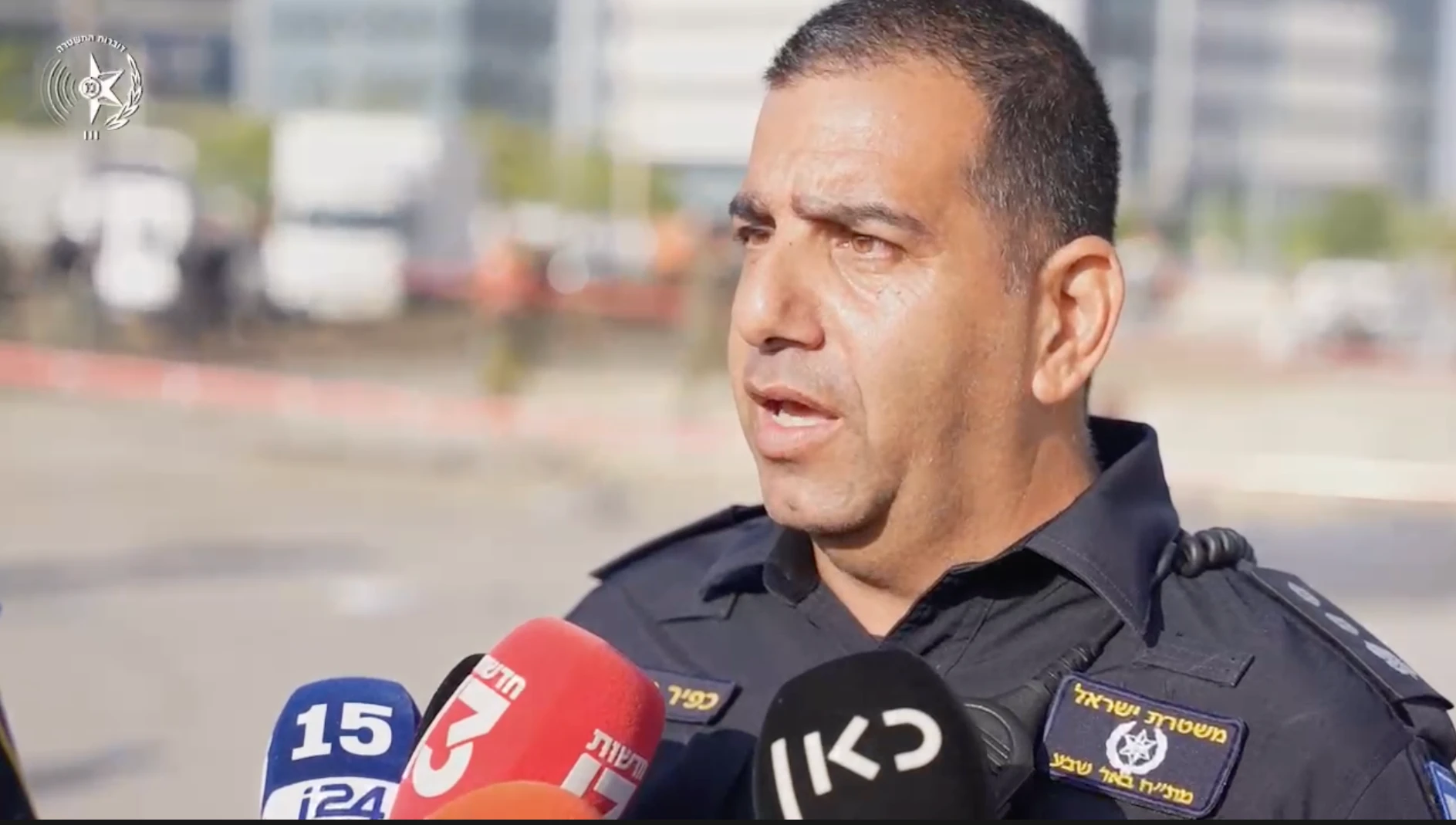נצ״מ כפיר סולומון עם הכוחות בזירת הנפילה בבאר שבע