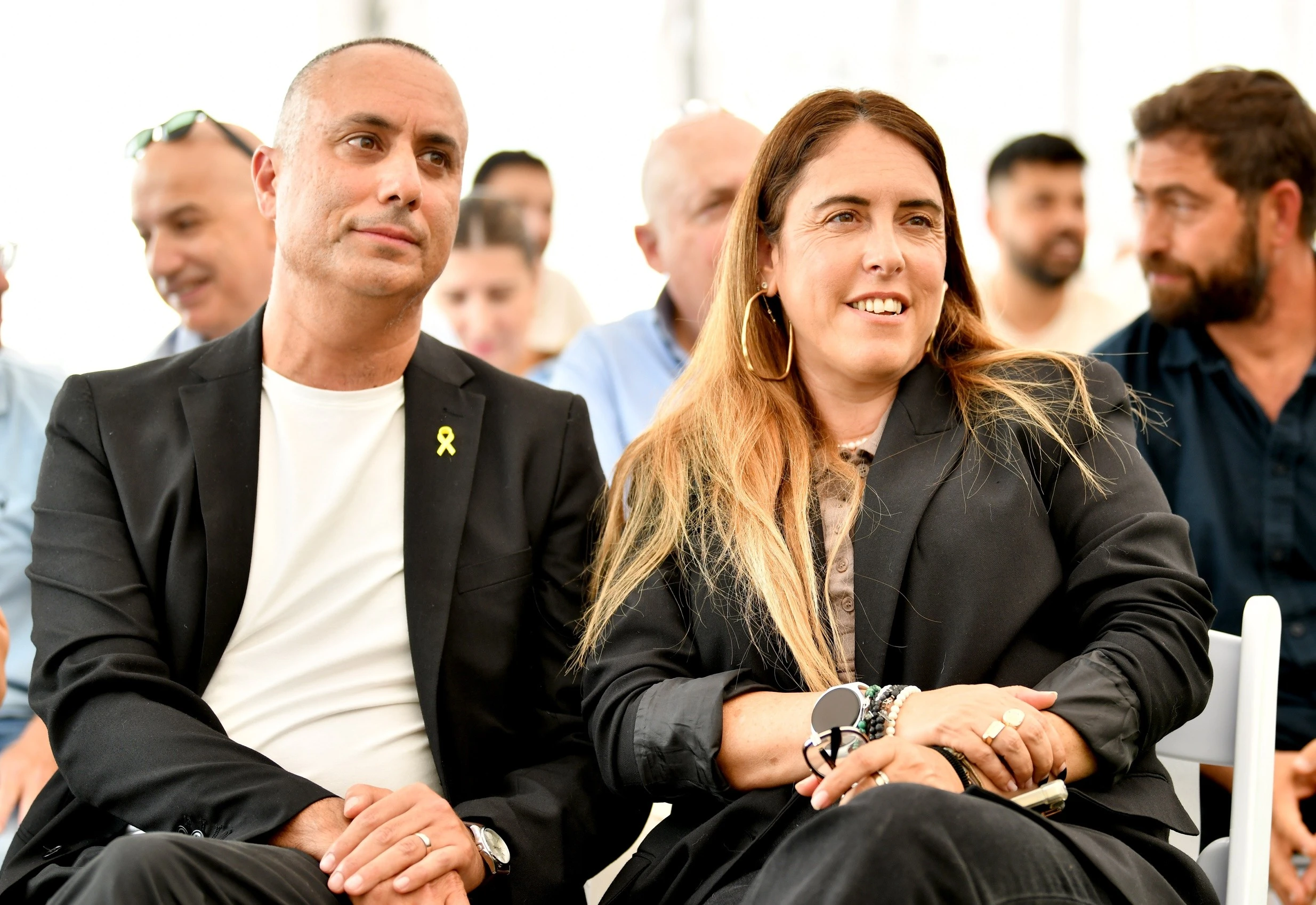 יו"ר נת"ע יודפת ארזי ומנכ"ל נת"ע איתמר בן מאיר