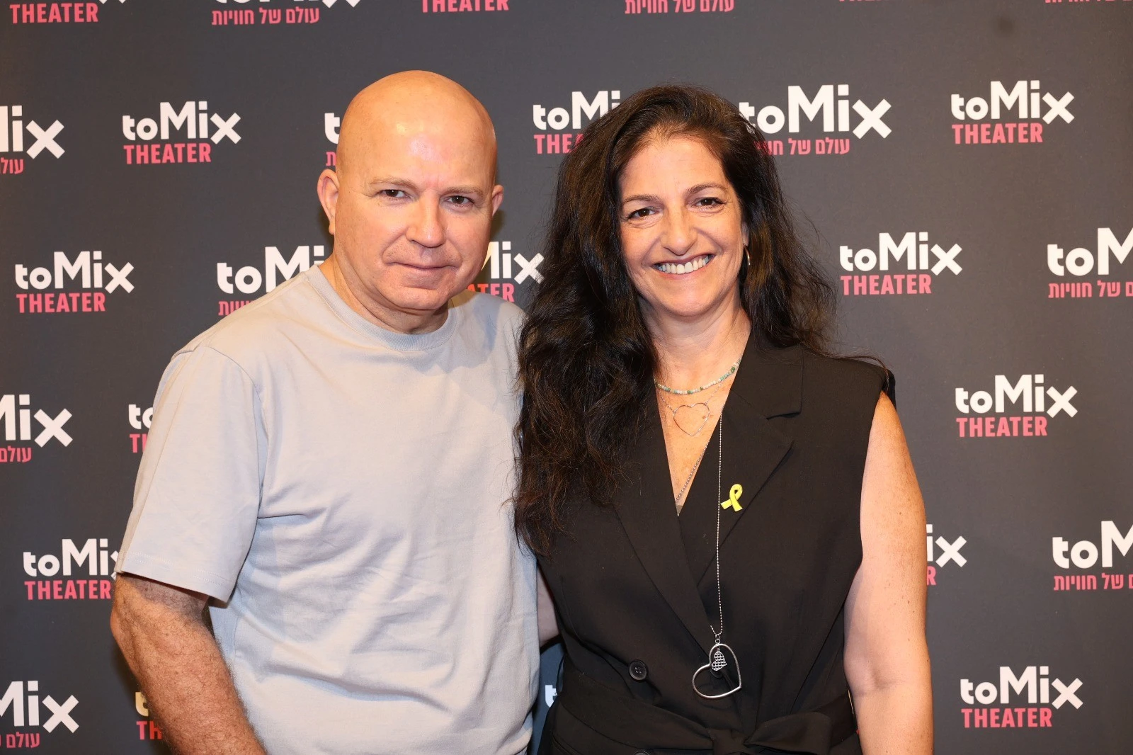 עדי בארי, מנכ"לית תיאטרון "toMix" ואסף מור, סמנכ"ל השיווק והפיתוח העסקי של קבוצת "toMix"